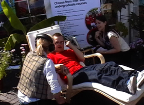 Biofeedback Lounger at Bristol Festival of Nature