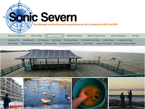 Sonic Severn website screenshot